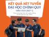 Thông báo Kết quả xét tuyển Đại học hệ chính quy