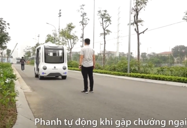 VnExpress – Ô tô điện tự hành do người Việt nghiên cứu