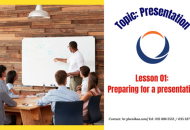 Topic Presentation – Lesson 1: Preparing for a presentation