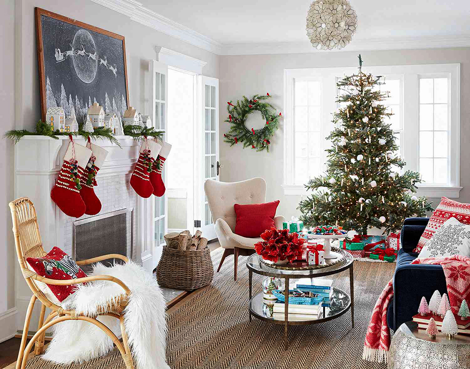 Top 50 mẫu trang trí Noel phòng khách đẹp và độc đáo nhất