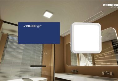 [Phenikaa Lighting] Đèn LED Downlight ốp nổi vuông – Lựa chọn hoàn hảo cho không gian hiện đại