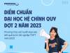 Trường Đại học Phenikaa thông bảo điểm chuẩn đại học hệ chính quy đợt 2 năm 2023