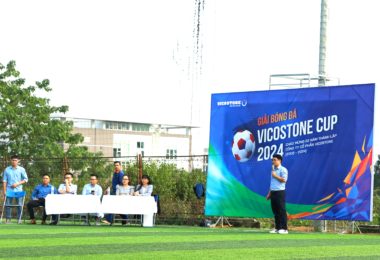 KHAI MẠC GIẢI BÓNG ĐÁ “VICOSTONE CUP 2024”  CHÀO MỪNG  KỈ NIỆM 22 NĂM THÀNH LẬP CÔNG TY CP VICOSTONE