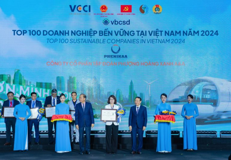 Phenikaa Và Vicostone Vững Vàng Vị Thế Top 100 Doanh Nghiệp Phát Triển Bền Vững Việt Nam 2024