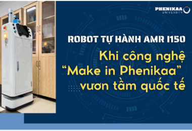 Robot tự hành AMR I150: Khi công nghệ “Make in Phenikaa” vươn tầm quốc tế