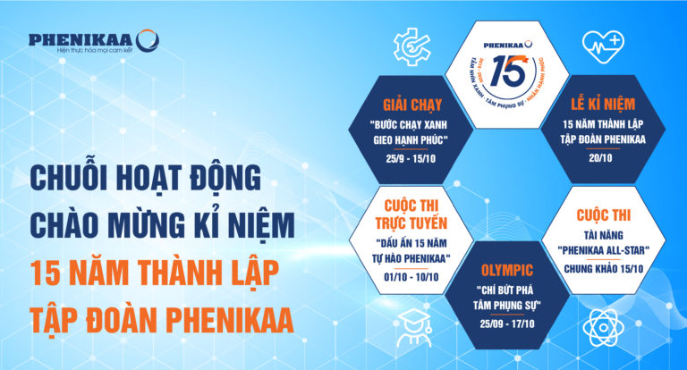 CHUỖI HOẠT ĐỘNG KỈ NIỆM 15 NĂM TẬP ĐOÀN PHENIKAA