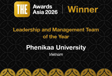 Đại học Phenikaa giành giải “Leadership and Management Team of the Year” tại THE Awards Asia 2026