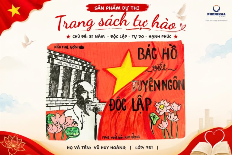 TRANG SÁCH TỰ HÀO” – VẼ LỊCH SỬ, KỂ CHUYỆN NON SÔNG CÙNG PHENIKAA SCHOOL