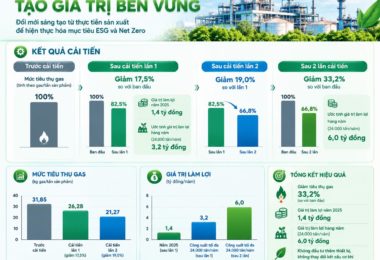 ĐỔI MỚI SÁNG TẠO TỪ THỰC TIỄN SẢN XUẤT ĐỂ HIỆN THỰC HÓA MỤC TIÊU ESG VÀ NET ZERO